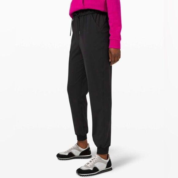 Lululemon Keep Moving Jogger Black Size 2 W5CV4S - Picture 1 of 15